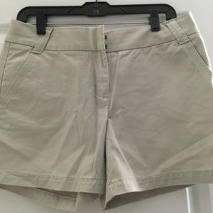 JCREW beige shorts